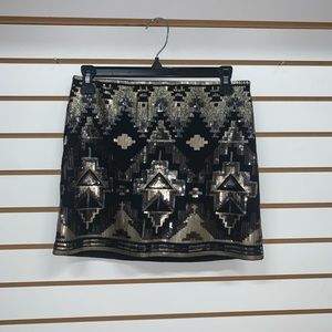 Sequin Mini Skirt
